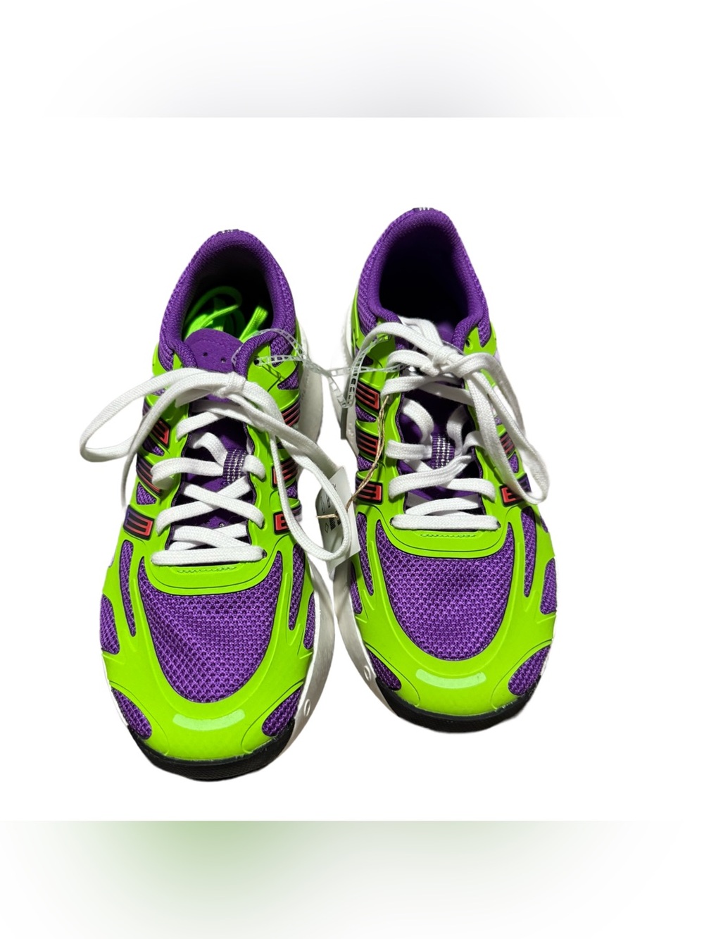 adidas Adizero Aruku Lace Up Women's 7.5 Green Purple Sneakers Athletic JP556 NW - Picture 6 of 7